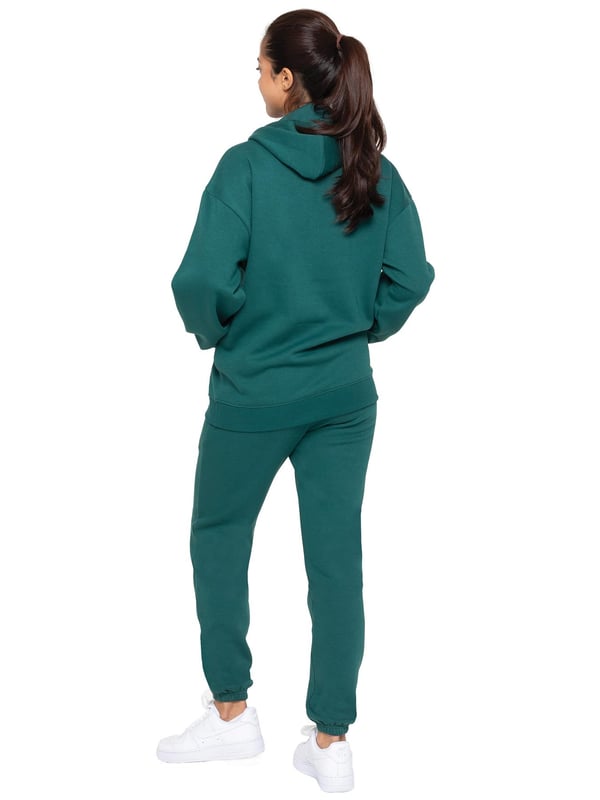 Enzo Womens Oversized Pullover Hoodie Tracksuit Set