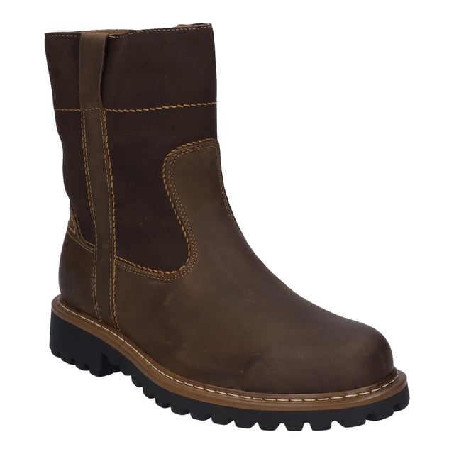 Las botas están fabricadas con piel de vaca fina, lo que los hace muy duraderas. Para el invierno, estas botas por su cálido forro de piel de cordero. La práctica cremallera sirve para una sujeción firme en el zapato. El tipo de fabricación AGO garantiza un zapato ligero y estable. Gracias a la anchura de zapato G nuestras botas ofrecen gran amplitud para los pies normales. El modelo Chance es el compañero perfecto para sus momentos de ocio.