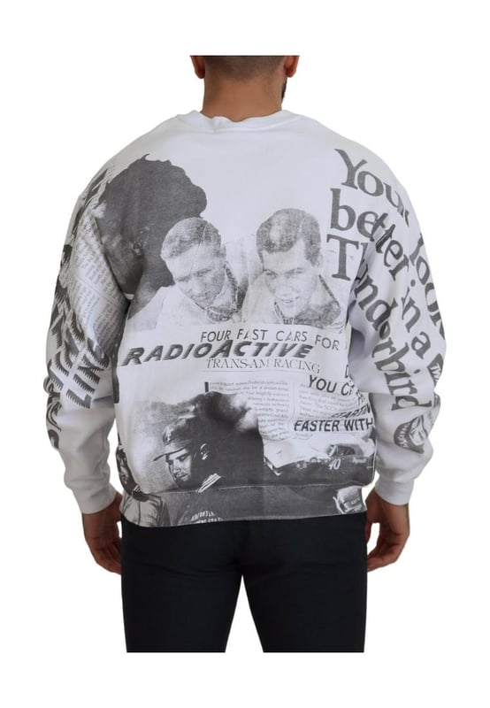 100% authentic MSGM crewneck pullover sweater
  Brand new with tags
  Classic white color
  Made from 100% cotton
  Logo details
  Perfect for men
Material: 100% Cotton