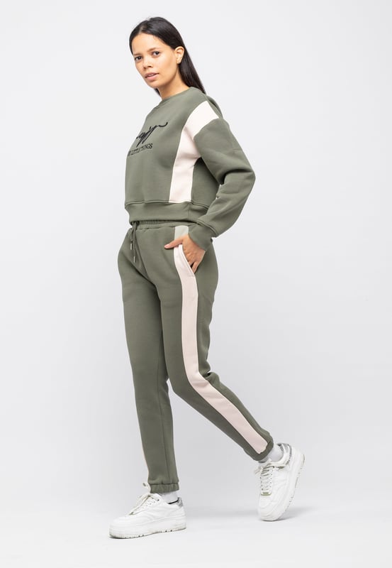 Tom Barron Damen-Trainingsanzug-Set Enjoy, bestickt, stilvoll
