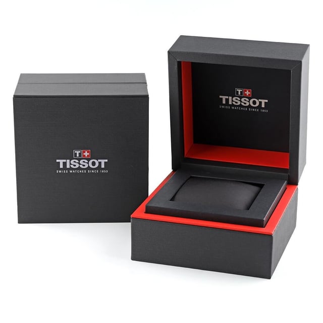 This Tissot Carson Premium Analogue Watch for Women is the perfect timepiece to wear or to gift. It's Rose Gold 30 mm Round case combined with the comfortable Brown Leather watch band will ensure you enjoy this stunning timepiece without any compromise. Operated by a high quality Automatic movement and water resistant to 5 bars, your watch will keep ticking. This high quality watch has an automatic watch movement ( recharged by any movement with your wrist; never needs a battery) - This Analogue watch has a calendar function: Date, Swiss Made High quality 19 cm length and 15 mm width a Brown Leather strap with a Buckle Case diameter: 30 mm,case thickness: 10 mm, case colour: Rose Gold and dial colour: Silver