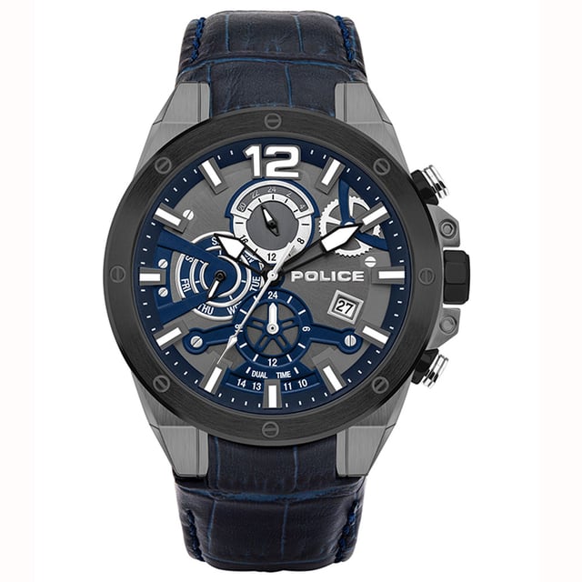 Police Watch PL.15711JSUB/03
Genero: Hombre
Color principal: Negro
formato de la visualizacion: Analogico
La resistencia al agua: 3 ATM
Cierre del reloj: Hebilla de alfiler
Funciona: Multifuncion
Color de la caja: Negro
material de la caja: Acero inoxidable
ancho de la caja: 48
longitud de la caja: 48
reloj de ajuste: No hay engaste de gemas
Color del brazalete: Azul
material del brazalete: Cuero
el ancho de la cara: 13
circunferencia de la muneca: 195
entrega: Caja de relojes
Estilo: Moda
Altura de la carcasa: 11
Vidrio: Vidrio mineral
color de la esfera: Azul
Bezel: Ninguno