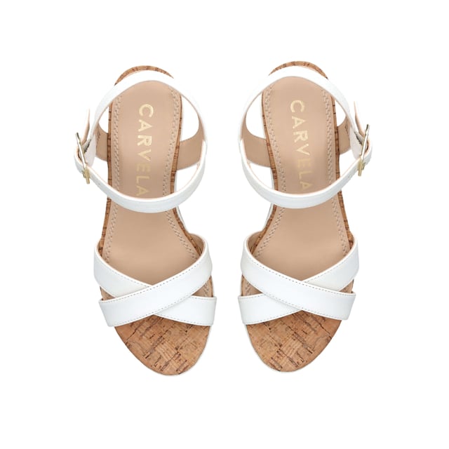 Carvela hotsell white heels