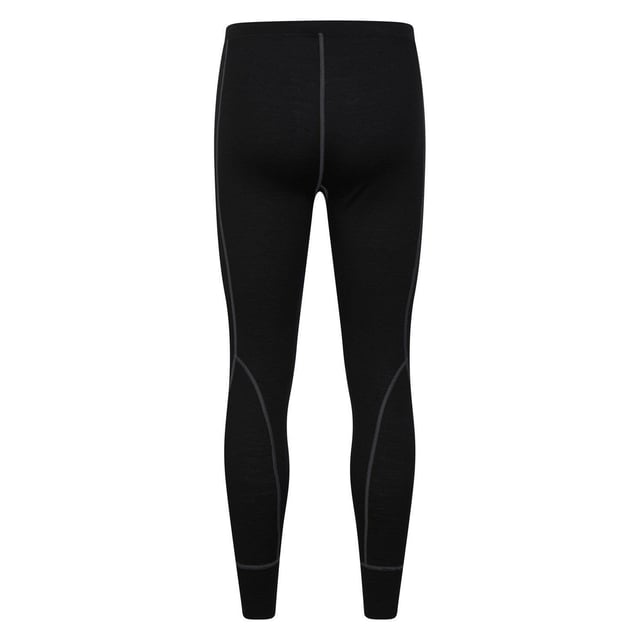 Mountain Warehouse Mens Asgard Merino Wool Base Layer Set (Black) - Main Image