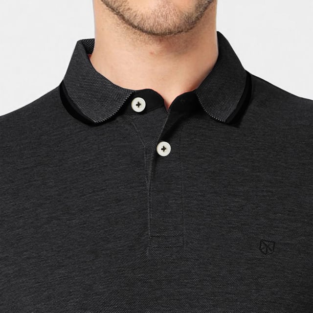 メンズウェア JONES X CLUBHAUS S/S Polo - Black Devon & Jones DG22 - Men's CrownLux Performance® Address