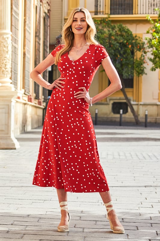 Short sleeve jersey maxi dress outlet