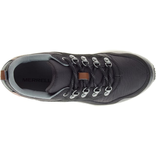 Merrell Stowe Women's Black Boots – a harmonious blend of rugged durability and urban style, designed to accompany you on outdoor adventures and urban explorations. These boots combine Merrell's reputation for outdoor performance with a versatile design that's equally at home in the city.

Key Features: 

 Durable Construction:  The Merrell Stowe Boots are built to withstand the challenges of outdoor environments. Their construction ensures durability and longevity, making them suitable for various activities.

 Sleek Design:  The boots feature a sleek and modern design that seamlessly transitions from outdoor excursions to casual outings. The black color adds a touch of sophistication to their rugged appeal.

 Premium Materials:  Crafted from high-quality materials, these boots offer both style and functionality. The choice of materials contributes to their durability and overall performance.

 Lace-Up Closure:  The lace-up closure system allows for a secure and adjustable fit, ensuring the boots stay comfortably in place during outdoor activities.

 Supportive Ankle Design:  The boots often come with a supportive ankle design that enhances stability and reduces the risk of injuries during uneven terrain or outdoor adventures.

 Cushioned Insole:  Many Merrell boots are equipped with a cushioned insole that enhances comfort during long walks or hikes. This feature ensures a comfortable experience during extended wear.

 Textured Outsole:  The textured rubber outsole provides reliable traction on various surfaces, ensuring stability and grip during outdoor adventures.

 Versatile Performance:  Whether you're exploring nature trails or navigating city streets, the Merrell Stowe Boots offer versatile performance that adapts to different settings.

 Merrell Logo:  The Merrell logo is often displayed on the boots, representing the brand's commitment to quality, outdoor exploration, and comfort.

 Urban-Outdoor Fusion:  The Stowe Boots capture a balance between rugged outdoor aesthetics and urban style, allowing you to seamlessly transition from nature to the city.

Elevate your footwear collection with the Merrell Stowe Women's Black Boots. Whether you're seeking reliable outdoor gear or looking to add a touch of adventure to your urban style, these boots are a versatile choice. Embrace durability, comfort, and style as you embark on outdoor journeys and explore new horizons with the Merrell Stowe Boots.