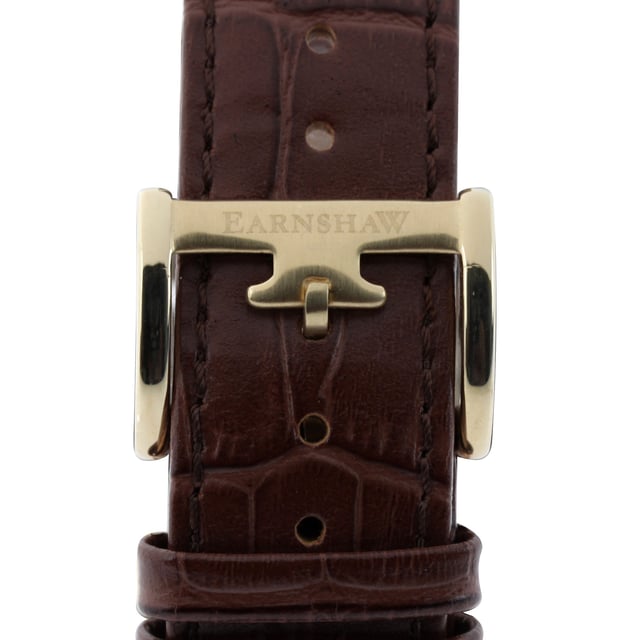 COLLECTION: LONGITUDE AUTOMATIC SKELETON
MODEL: ES-8006-06
MOVEMENT: AUTOMATIC SKELETON 
CASE MATERIAL: STAINLESS STEEL
CASE DIAMETER (MM): 44
CASE THICKNESS (MM): 14
CASE SHAPE: ROUND
CASE COLOR: GOLD
DIAL COLOR: CREAM
BAND: GENUINE LEATHER STRAP
BAND COLOR: BROWN
BUCKLE: STRAP BUCKLE
BAND WIDTH (MM): 22
WATER RESISTANCE: 5 ATM
WATCH WEIGHT (G): 100
WARRANTY: 2 YEARS INTERNATIONAL WARRANTY