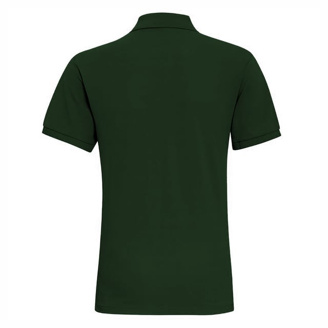Classic fit polo. 2 button placket. Short sleeves. Side vents. Knitted collar and cuffs. Machine washable. Fabric: 100% Ringspun combed cotton. Heather: 85% Cotton, 15% Viscose. Charcoal: 60% Cotton, 40% Polyester. Weight: 200gsm. Sizes (inches): S - 37, M - 40, L - 42, XL - 44, 2XL - 47, 3XL - 49, 4XL - 51, 5XL - 53.