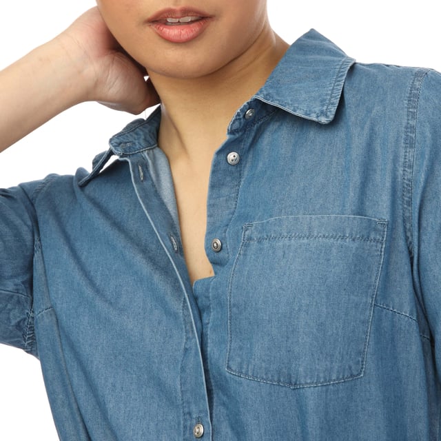 Only denim shirt dress online