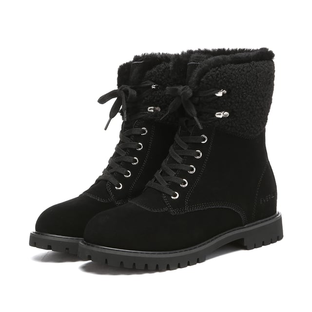 Gear up for cold weather in style! The Sittella Fashion Chunky Boots feature a soft wool interior with a leather exterior and rubber sponge sole. Boasting a wool ankle collar and lace-up design, these Marten-styled boots are perfect for everyday wear.
Description:
Suede Upper
Warm Sheepskin Wool Lining
Soft Sheepskin Wool Insole
Rubber Sole
Technologies:
Water & Stain Resistance Upper
Slip Resistance Outsole