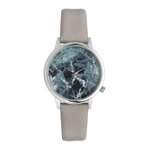 Komono KOM-W2473 - Damenuhr Quarz aus Edelstahl• Material: Edelstahl• Glas: Mineral• Armband: Leder• Farbe: Silber• Wasserbeständigkeit: 30 m (3 ATM)• Gehäusegröße: 36 mm