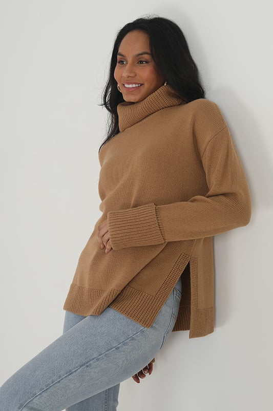 Brave soul hotsell roll neck jumper