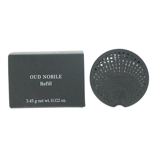 Oud Nobile by Dr Vranjes Firenze is perfect for your, this fragrance contains top notes of Bergamot and Neroli. Middle notes of this fragrance include Amber, Frankincense, Myrrh, Oud and Sandalwood, with base notes of Guajaco Wood, Musk and Nagarmotha. This fragrance  transports your car to the Middle East bridging the miles between the Western and Eastern worlds giving you the feeling of a mysterious and magical world. Please note reed diffuser sticks are not included.