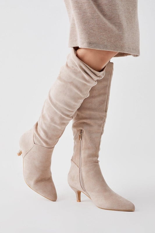 Low stiletto boots online