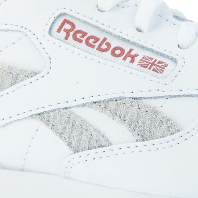 Reebok classic hot sale suede womens white