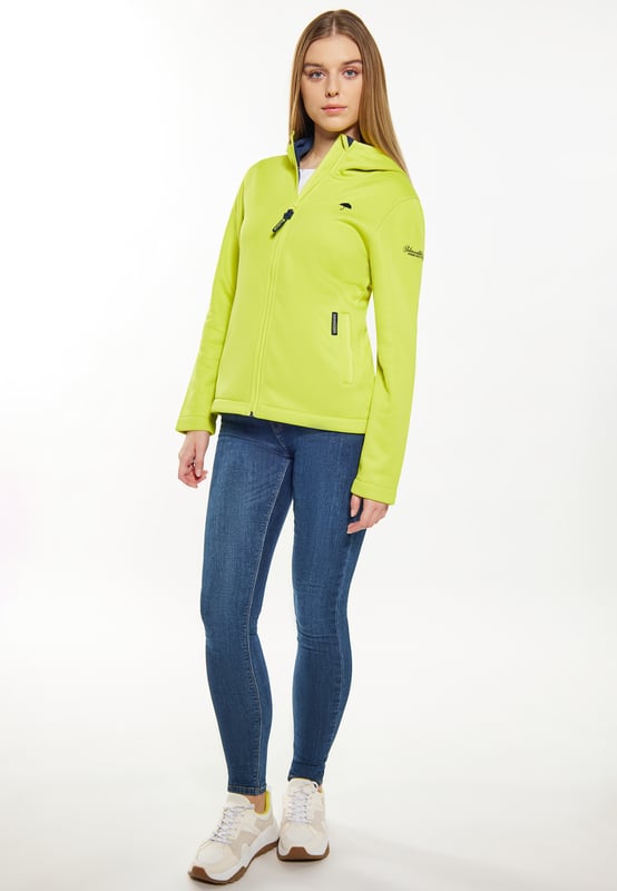 Diese Jacke mit Reißverschluss eignet sich perfekt für das Übergangswetter und verfügt über eine normale Passform und lange Raglanärmel für mehr Komfort. Ein Stehkragen mit angeschnittener Kapuze hält Sie warm, während ein Reißverschluss in der Mitte für Vielseitigkeit sorgt. Mit gestickten Details auf der Brust und zwei funktionellen Taschen ist diese Oberbekleidung perfekt für Outdoor-Abenteuer  Übergangsjacke