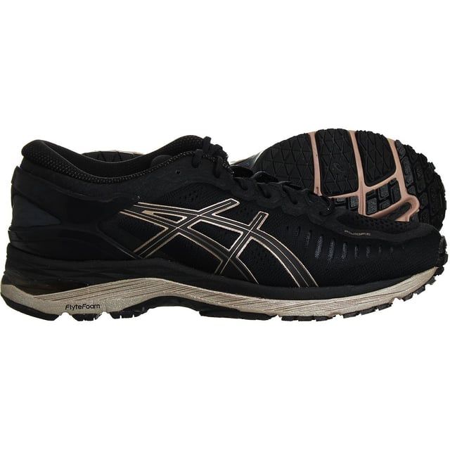 Introducing the Asics MetaRun Women's Black Running Trainers â€“ a pinnacle of innovation, comfort, and style, tailored specifically for the dedicated female athlete. These trainers are engineered to provide an unmatched running experience, offering a perfect balance of performance and aesthetics. Here's a comprehensive description of these exceptional running trainers along with their key features:

 Sleek and Minimalist Design:  
The Asics MetaRun Women's Black Running Trainers feature a sleek and minimalist design, exuding a timeless and sophisticated appeal. The classic black colorway adds a touch of elegance to your running gear, making them suitable for both athletic pursuits and everyday wear.

 MetaRun Technology:  
At the heart of these trainers is Asics' groundbreaking MetaRun technology, a culmination of years of research and innovation. This technology delivers an exceptional running experience by optimizing cushioning, stability, and responsiveness. It's designed to adapt to your unique running style, providing the perfect blend of support and comfort.

 FlyteFoam Midsole:  
The FlyteFoam midsole in these trainers offers exceptional lightweight cushioning, ensuring a responsive and energized ride. It minimizes the risk of fatigue and provides a springy feel with every stride.

 X-GEL Hybrid Cushioning:  
For superior shock absorption and cushioning, these trainers feature X-GEL hybrid cushioning technology, strategically placed in critical impact zones. This advanced cushioning minimizes the stress on your joints, reducing the risk of injury during high-impact activities.

 Adaptive Upper:  
The trainers' adaptive upper is designed to offer a glove-like fit, ensuring your feet remain secure and comfortable throughout your run. This feature minimizes friction and the likelihood of blisters, allowing you to focus on your performance.

 Breathable Mesh:  
The trainers incorporate a breathable mesh upper that promotes airflow, keeping your feet cool and dry, even during intense workouts. Say goodbye to sweaty and uncomfortable feet.

 Stabilizing Heel Counter:  
A stabilizing heel counter provides additional support and stability to your heel, preventing excessive movement and promoting a more efficient and injury-free running stride.

 Durable Outsole:  
The outsole of the MetaRun trainers is constructed from durable rubber, offering exceptional traction on a variety of surfaces. Whether you're on the track, trail, or pavement, you can trust these trainers to provide reliable grip.

 Gender-Specific Fit:  
These trainers are specifically designed for women, taking into consideration the unique anatomy of the female foot. This ensures a comfortable and supportive fit that caters to the needs of female athletes.

 Versatile Performance:  
Ideal for serious runners, these trainers are versatile enough to excel in various athletic activities, making them perfect for everything from long-distance running to cross-training.

Elevate your running game and showcase your commitment to both performance and style with the Asics MetaRun Women's Black Running Trainers. With cutting-edge technology, sleek design, and exceptional comfort, these trainers are the perfect choice for female athletes who demand the best in running footwear. Experience the ultimate fusion of innovation and elegance with every stride you take in these premium running trainers.
