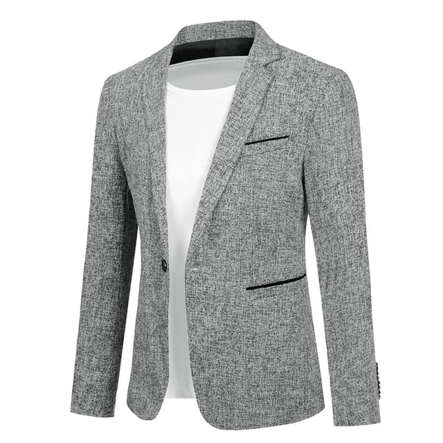 [Materialpflege] 89 % Polyester, 11 % Baumwolle, Knopfverschluss. MATERIAL: Premium-Polyester mit bequemem Futter aus 100 % Polyester – Das weiche, leichte und atmungsaktive Material bietet ganztägigen Tragekomfort und lässt sich das ganze Jahr über bei jedem Klima tragen. [Style-Design] DESIGN: Dieser solide Blazer hat ein Revers, 1 exquisiten Knopfverschluss, ist einreihig, 4-Knopf-Manschetten, 1 dekorative Brusttasche, 2 funktionelle seitliche Paspeltaschen und 1 Innentasche, 5 klassische Farboptionen. SLIM FIT: Dieser leichte Blazer ist an den Schultern leicht gepolstert und lässt sich leicht mit einem weißen T-Shirt oder Hemd, Chinos oder Jeans kombinieren und verleiht Ihnen einen knackigen und eleganten Look. ANLÄSSE: Geeignet für formelle und informelle Anlässe, den Alltag, Business, Büro, Arbeit, Schule, Zeremonie, Präsentation, Party, Feier, Abschlussball, Abendessen, Bankett, Fest, Show, Heimkehr, Hochzeit, Tanzen, Verabredungen, Konzert, Festival, Urlaub usw. PAKET ENTHÄLT: 1 * Blazer. Artikel fallen etwas kleiner aus als erwartet.