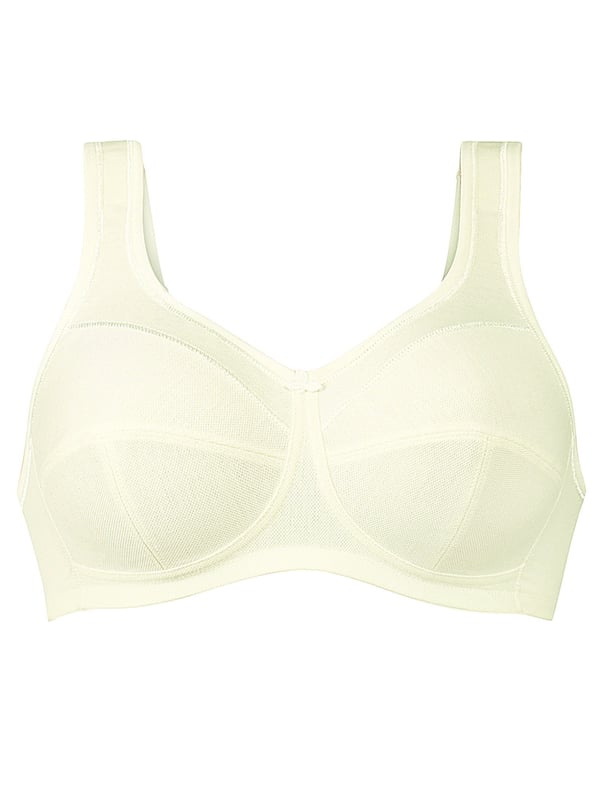 Anita Jana Black Cotton Non-Wired Support Bra 44B - Wire-Free Comfort With Anatomical Shape