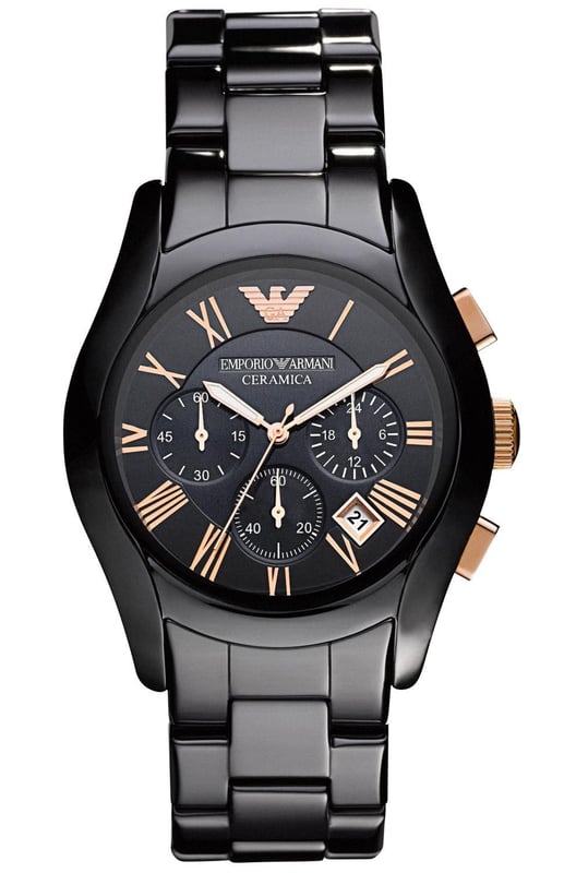 Emporio Armani Mens Ceramic Chronograph Watch AR1410