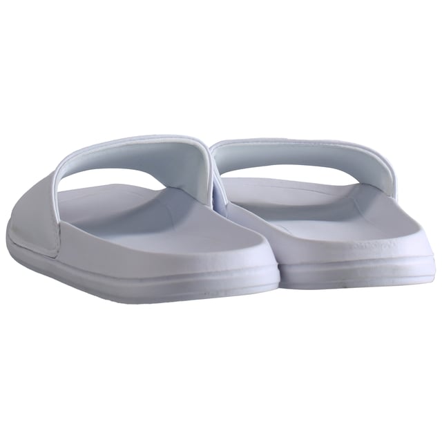 Ben Sherman Margate Sliders blancos para hombres Ben Sherman Margate Slip-On White Synthetic Mens Flip-Flops BS20906_White/Navy