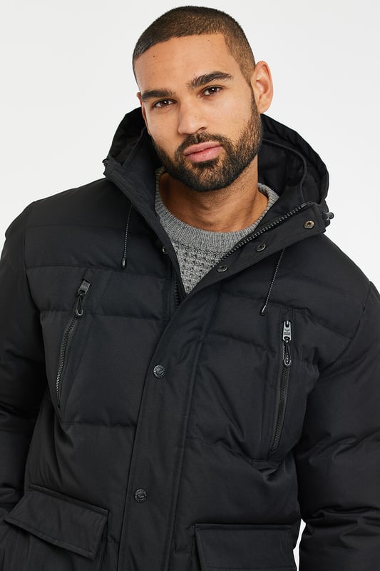 Threadbare hooded padded jacket sale