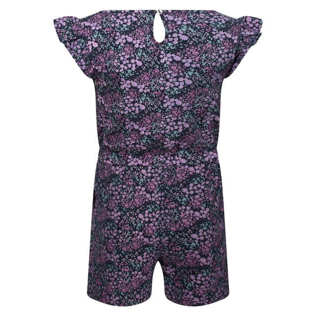 The Dasie kids' playsuit dress from Regatta is soft, breathable and stylish - perfect wear for kids. The kids' playsuit is made with soft Coolweave cotton that's naturally breathable to keep them comfortable and fresh. The dress comes with a fun design and an elasticated waistband. There are side pockets for a relaxed look. It's ideal for sunny days at the beach. Material: 100% Cotton. Ref: RKD012YHB.