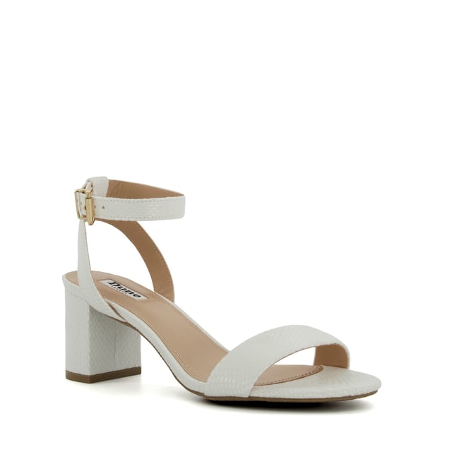 Meet your new wear-with-everything style. Comfortable and versatile, these sandals feature an adjustable ankle strap and rest on a block heel.