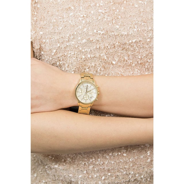 Armani Exchange Lady Banks Women s Gold Watch AX4327