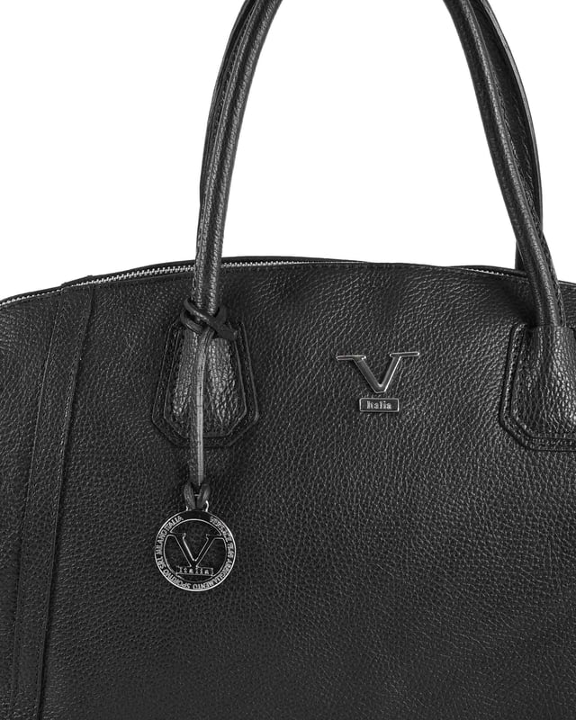 By: V Italia - Detail: CE01 DOLLARO NERO - Colour: Black - Composition: 100% LEATHER - Measures: 50x33x16 cm - Made: ITALY