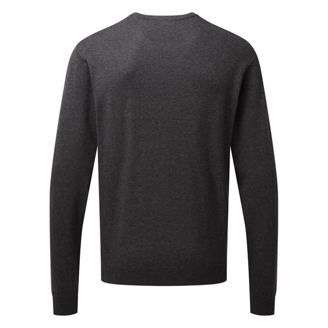 Material: 55% Cotton, 45% Acrylic. Fabric: 12 Gauge Knit. Design: Plain. Hem: Ribbed. Neckline: Crew Neck, Ribbed. Easy-Care. Sleeve-Type: Long-Sleeved. Cuff: Ribbed. Fastening: Pull Over. Sustainability: Amfori, BSCI, REACH, Sedex, WRAP Certified.