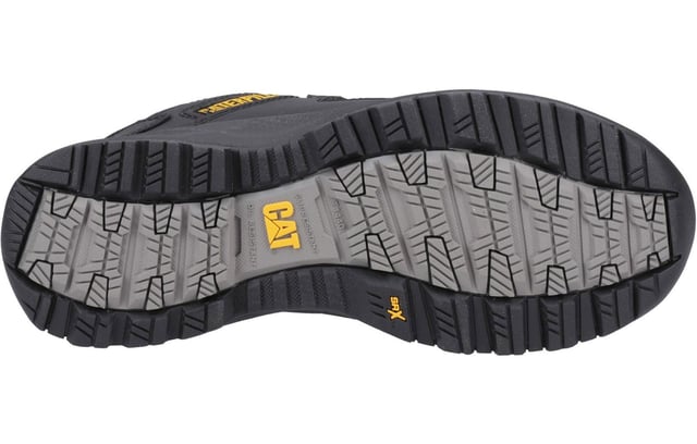 Caterpillar Elmore Sicherheitstrainer Herren Wir stellen den Elmore S1P vor, den ultimativen, leichten Sicherheitsschuh für jede Arbeitsumgebung. Diese sportlichen Schuhe sind auf Strapazierfähigkeit und Komfort ausgelegt und schützen Ihre Füße, ohne Kompromisse beim Stil einzugehen. - Obermaterial aus Textil - Schnürverschluss - gepolsterte Ferse und Knöchelkragen - energieabsorbierende Ferse - gepolstertes Fußbett - strapazierfähige Gummilaufsohle - Caterpillar-Branding