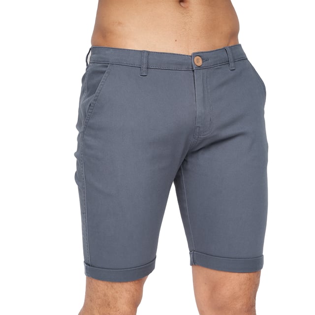 98% Polyester, 2% Elastane. Fabric: Canvas, Stretch. Design: Logo. Pockets: 2 Side Pockets, 2 Back Pockets, Jet Pocket, Buttoned. Fastening: Button, Zip Fly. Style: Chinos. Back Yoke, Belt Loops, Darted, Gripping Inner Waistband, Mock Horn Buttons, Self Fabric, Twin Needle Stitch.