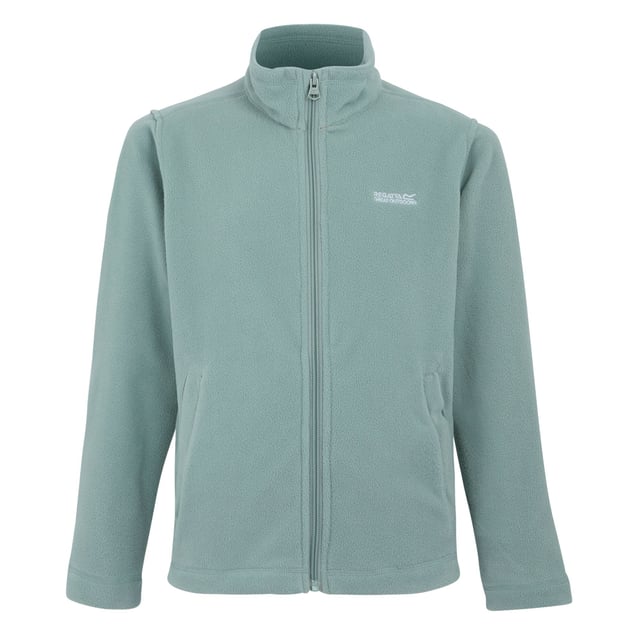 100% Polyester. Fabric: Brushed, Fleece. Design: Plain. 170gsm. Fabric Technology: Anti-Pilling. Embroidered Detail, Full Zip, Insulating, Lightweight, Logo. Sleeve-Type: Long-Sleeved. Neckline: Standing Collar, Zip Neck. Pockets: 2 Side Entry Pockets. Fastening: Full Length, Zip. 15-16 Years: 36.5 in. 14 Years: 34 in. 3-4 Years: 22.5 in. 13 Years: 32.5 in. 9-10 Years: 29 in. 11-12 Years: 31 in. 7-8 Years: 26.5 in. 5-6 Years: 24 in. 14-15 Years: 35 in.