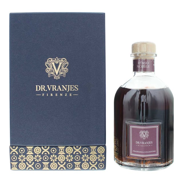 Rosso Nobile, launched in 2022, is a fragrance for both men and women by Dr. Vranjes Firenze. Perfect for Fall and Winter, this fragrance is mostly worn during the evening. This fragrance contains top notes of Grapes and Wild Berries. Middle notes of this fragrance are Magnolia and Violet with base notes of Woodsy Notes. Ideal for creating a perfectly relaxing atmosphere in your living area where the notes come together to create a perfect blend that will make your ambient even more welcoming and comfortable.






" Please note reed diffuser sticks are not included.