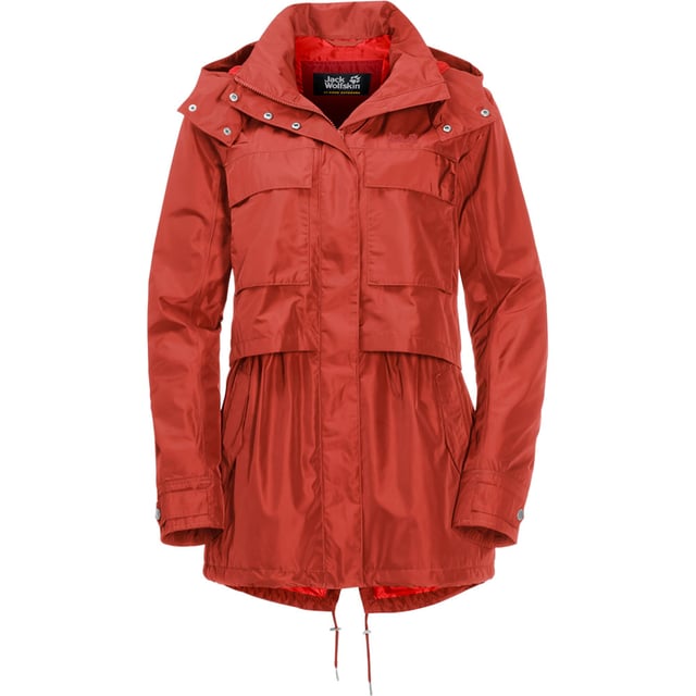 Jack Wolfskin Womens Ladies Rosamond Waterproof Windproof Parka Jacket