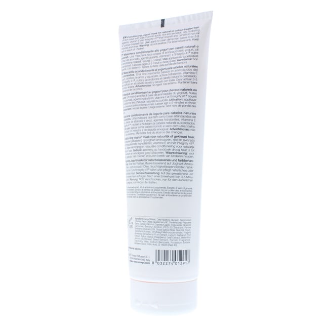 A rich conditioning treatment to nourish and condition normal coloured or dry hair. Yogurt amino acids give strength and body. Avocado and rice oils honey extracts and vitamin E condition the hair. Integrity 41 helps to maintain hair colour. Hair is left soft and radiant.