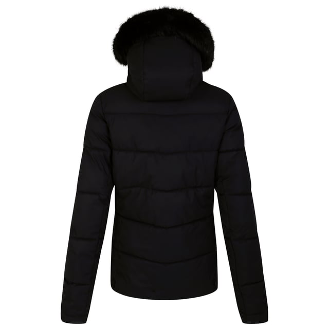 100% Recycled Polyester. Design: Badge, Quilted. Fabric Technology: Ared 10000, Breathable, Thermal, Water Repellent, Waterproof. Branded Zip Pull, Detachable Snowskirt, High Warmth. Neckline: Hooded, Standing Collar. Cuff: Inner Knitted Cuff. Sleeve-Type: Long-Sleeved. Hood Features: Detachable Faux Fur Trim, Detachable Hood. Pockets: Ski Pass Pocket, 2 Side Pockets, Zip. Fastening: Zip. Sustainability: Made from Recycled Materials. 6 UK: 30 in. 8 UK: 32 in. 10 UK: 34 in. 12 UK: 36 in. 14 UK: 38 in. 20 UK: 45 in. 18 UK: 43 in. 16 UK: 40 in.