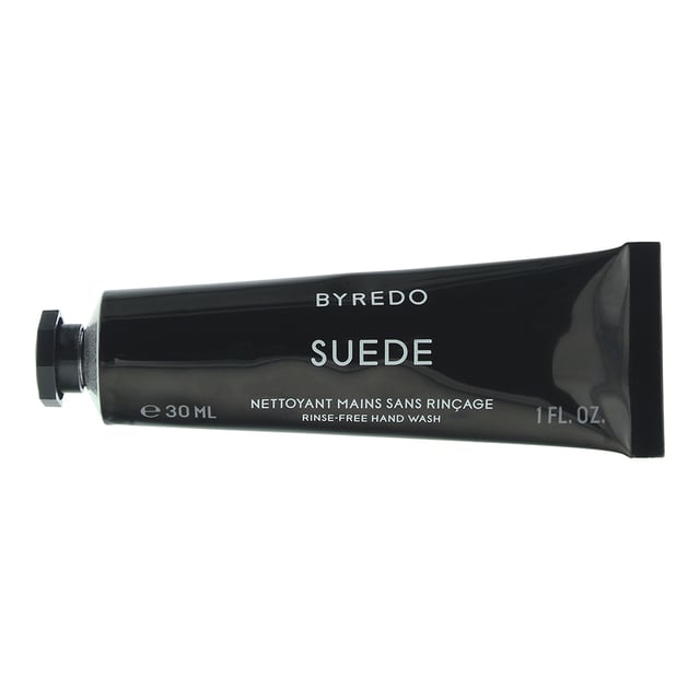 Byredo Suede Rinse-Free Hand Wash offers a luxurious and convenient solution for hand hygiene without the need for water. Crafted by the prestigious Swedish fragrance house Byredo, this innovative hand wash combines functionality with a sophisticated scent profile, making it an essential accessory for modern lifestyles. Inspired by the softness and elegance of suede, this rinse-free hand wash features a captivating fragrance that embodies understated luxury. Rich notes of suede, bergamot, and lily of the valley intertwine to create a warm and sensual aroma that lingers delicately on the skin. Formulated with gentle yet effective cleansing agents, the Suede Rinse-Free Hand Wash effectively removes impurities from the hands while leaving them feeling soft, refreshed, and lightly scented. Enriched with moisturising ingredients, it also helps to nourish and hydrate the skin, making it ideal for frequent use.