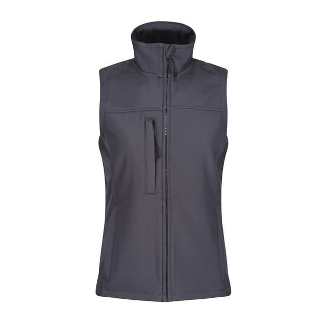 Materiaal: 96% Polyester, 4% Elastaan. Stof: Soft Touch, Softshell, Stretch, Geweven. 270gsm. Ontwerp: Eenvoudig. Geschikt: Gevormd. Sneldrogend, Waterafstotend, Windbestendig. Stoftechnologie: Warm-rug. Mouwtype: Mouwloos. Hals: Ritssluiting. Zakken: 2 onderste zakken, 1 borstzak, rits. Bevestiging: Ritssluiting. Zoom: verstelbaar, zoom met schokkoord.