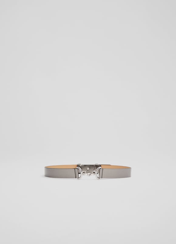 LK Bennett Deena Belts Gunmetal