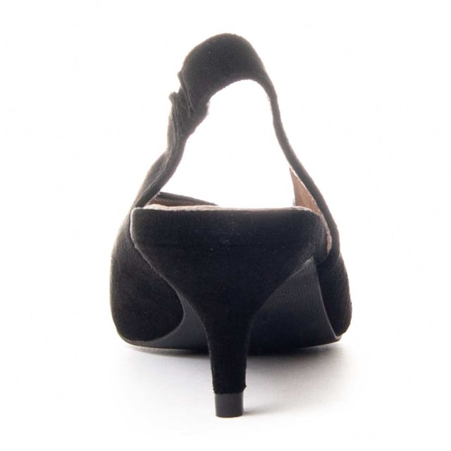 Damen High Heels. Bequemer Sitz. Gepolsterte Innensohle. Rutschfeste Sohle. Verstärkte Nähte. Von anderen Marken für unsere Marke hergestellt. Ungefährer Maße: 3 cm Absatz.