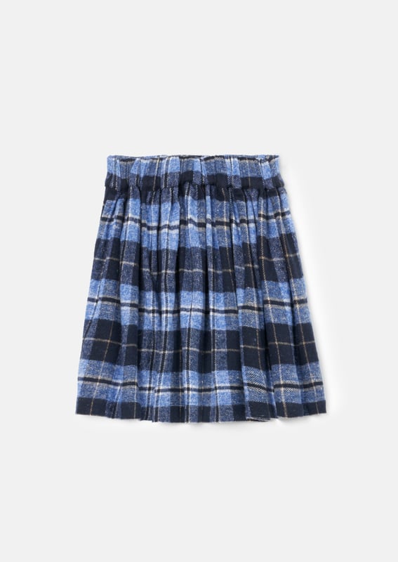 Preppy skirts are having a moment. Our brushed check pleat skirt looks fabulous worn with ankle socks and brogues. High school is calling!.