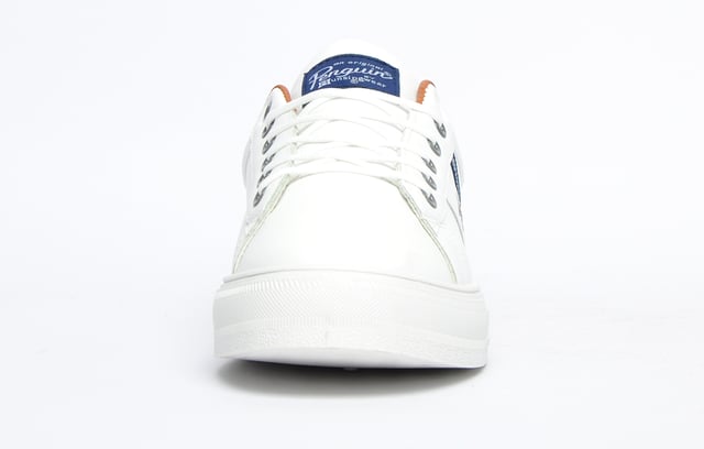 Slip into sleek casual classic style with these Max trainers from iconic menswear brand Penguin Original. The Penguin Original Max is a bang on trend, refined everyday trainer thats packed full of authentic retro styling, delivering heritage inspired looks to your casual outfits, the Penguin Original Max is a versatile choice for the new season. Crafted from a leather lookalike soft touch synthetic upper trimmed at the sidewall with stripe detailing and Penguin branding, this is a trainer with designer street appeal at a very affordable price. Penguin Original branding also appears on the tongue to sign off this great urban ath leisure trainer which is a great addition to any stylish mans trainer selection who is looking to elevate his casual look.
 - Leather lookalike soft touch synthetic upper
 - Soft padded heel and ankle collar
 - 6 hole lace up system
 - Vintage styled wrap around vul outsole
 - Durable rubber outsole
 - Original Penguin branding throughout