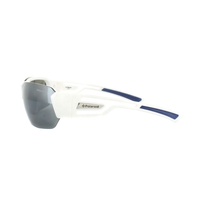 Polaroid Sport Sunglasses P7422 22J Y2 White & Blue Grey Polarized