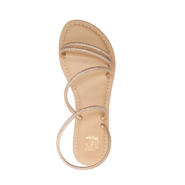 Diamante flip flops dune online