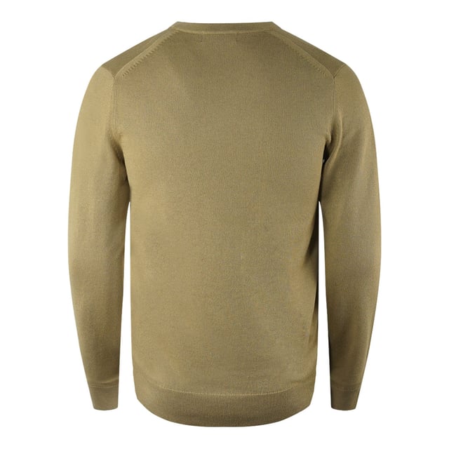 Fred Perry Warm Stone Beige V-Neck  Jumper. Upgrade your wardrobe with the vibrant Fred Perry V-Neck beige Jumper! The classic v-neck design adds a touch of sophistication to your outfit while the color adds a pop of color. Look stylish and feel confident in this must-have fashion piece.. 52% Wool, 48% Cotton, Brand Logo On Chest. V-Neck, Slim Fit, Long Sleeves. Elasticated Sleeve and Hem, Tipped Design On Inner Collar. Style Code: K9600 363