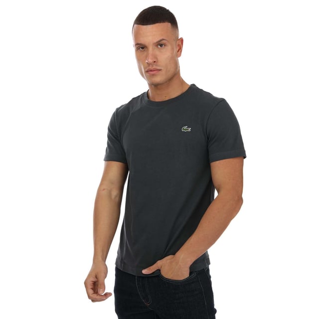 Lacoste tonal shop tape crew sweatshirt