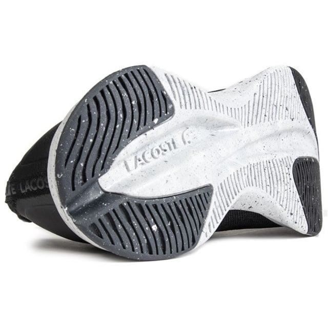 Lacoste Run Spin Trainers A Men's Sock Trainer, With A Clean Mono Design And Minimalistic, Sporty Vibe. These Black Lacoste Run Spin Running Shoes Feature A Soft, Stretchy Upper With A Stitched Croc Logo, Ortholite® Performance Insole And Socklike Fit For A Fresh, Sporty And Light Weight Style.